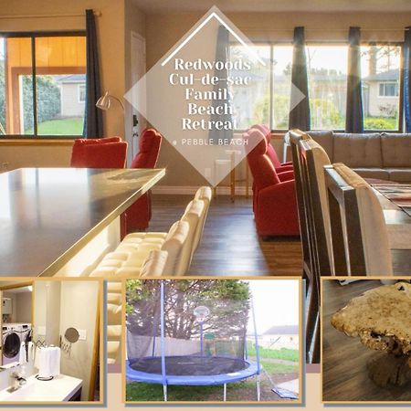 Private Home - Playground, Jumping Mat, Bbq, Darts, Firepit, Gazebo, 4 Smart Tvs, White Cotton Bedding, - The Redwood Cul-De Sac Beach Retreat Crescent City Exterior foto